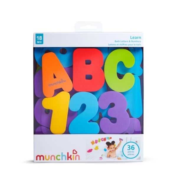 Educational Bath Toy - Letters & Numbers - Munchkin Toys