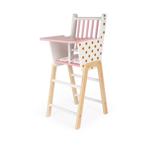 Candy Chic Doll's High Chair - Janod Dolls Toy High Chair