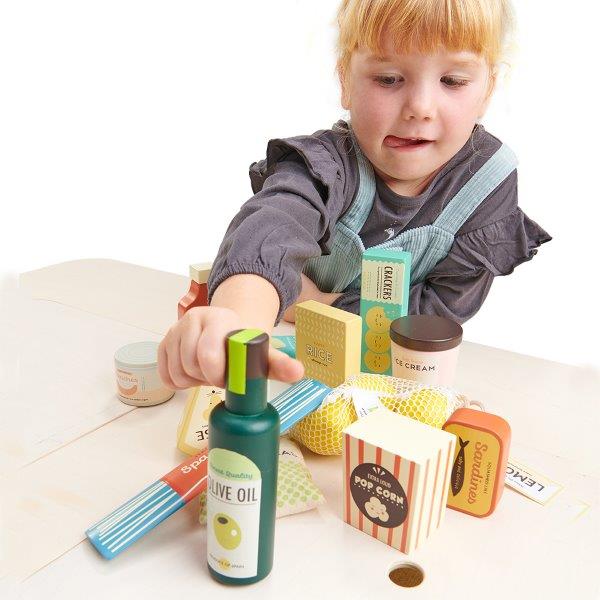 Play Food Set - Children's Wooden Play Food - Tender Leaf Toys