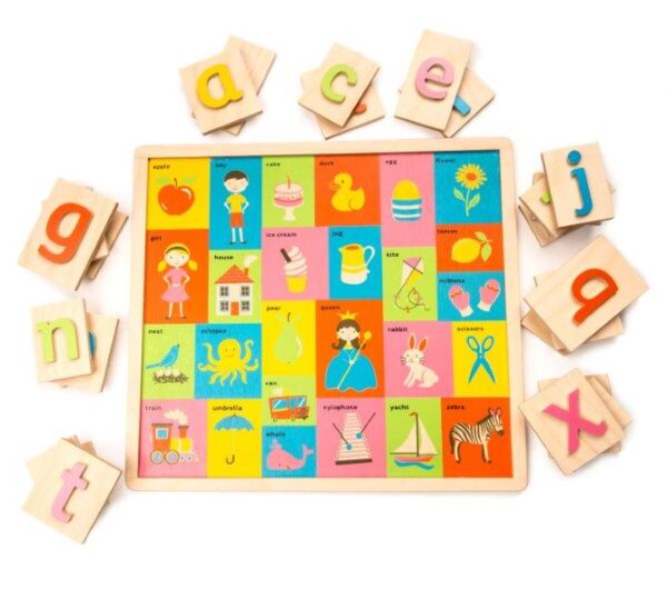 Alphabet Picture Puzzle - First Puzzle - Tender Leaf Toys