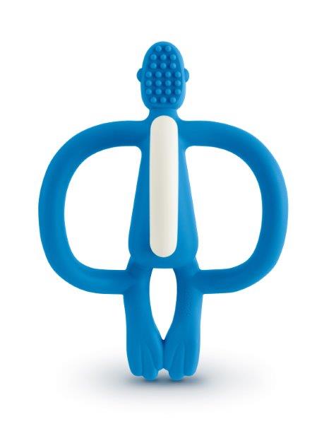 Monkey Teether for Babies - Blue