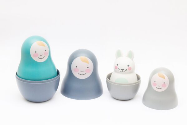 Nesting Babies - Pastel Blue - Baby Toys and Gifts