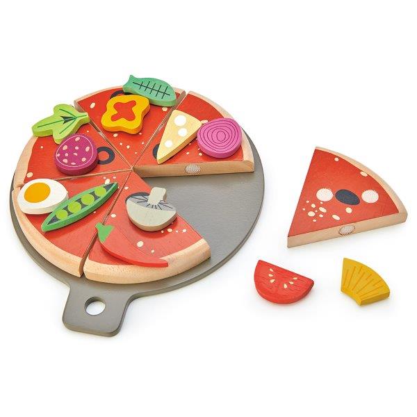 Pizza Party - Wooden Play Food - Tender Leaf Toys