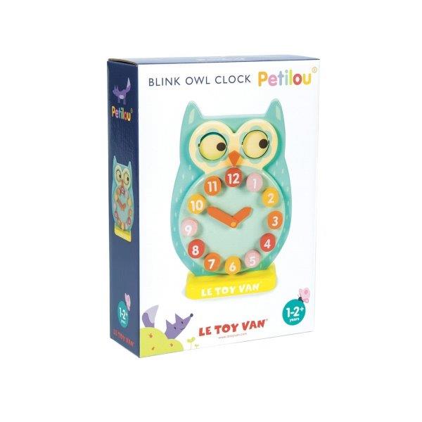 Wooden Owl Toy Clock - Le Toy Van Blink Owl