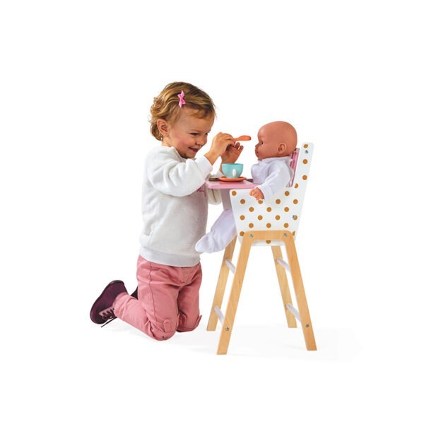 Candy Chic Doll's High Chair - Janod Dolls Toy High Chair