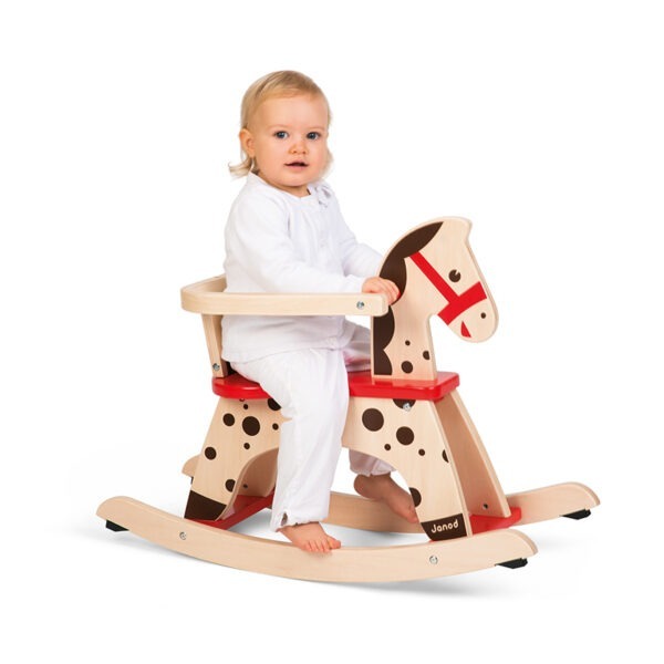 Caramel Rocking Horse - Toddler Ride Ons - Janod Toys