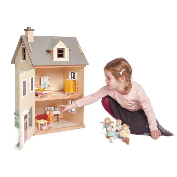 FoxtailVilla Wooden Dolls House - Tender Leaf Toys Dolls Houses