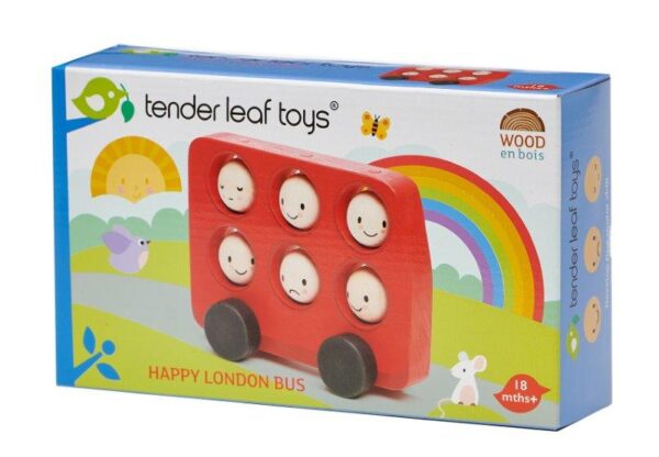 Happy London Bus - Tender Leaf Wooden Toys