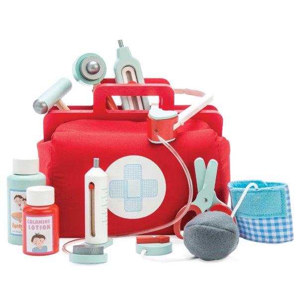 Doctor and Nurse Medical Play Set with Bag - Le Toy Van Toys