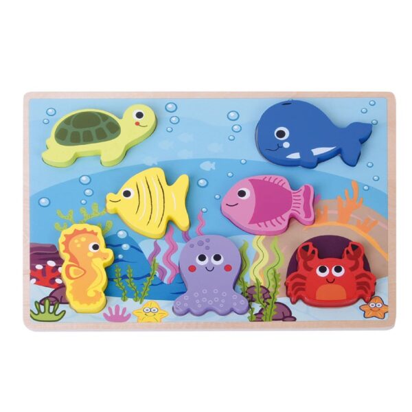 Sea Creature Puzzle - First Puzzle for Toddlers - Jumini Toys