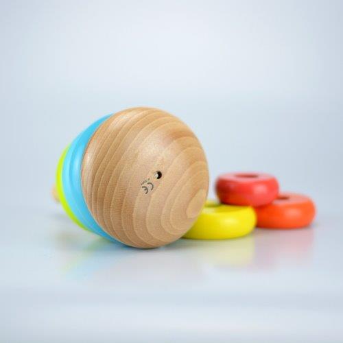 Wobbly Stacker - Jumini Wooden Toddler Toys - Stacking Toys for Toddlers