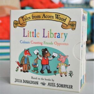 A Little Library of Books with Tales from Acorn Woods by Julia Donaldson and Axel Scheffler