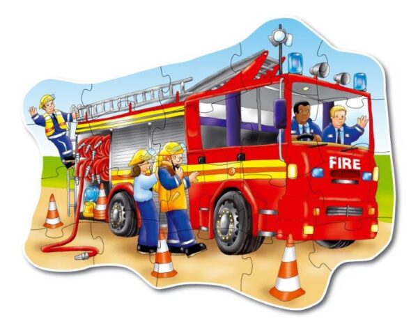 Big Fire Engine Jigsaw Puzzle for Children - Orchard Toys