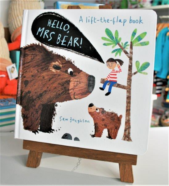 Hello Mrs Bear Lift the Flap Book for Children by Sam Boughton