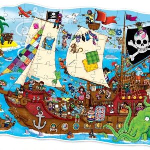 100 Piece Pirate Ship Jigsaw Puzzle for Children - Orchard Toys