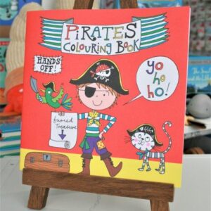 Pirate Colouring Book for Children from Rachel Ellen Designs