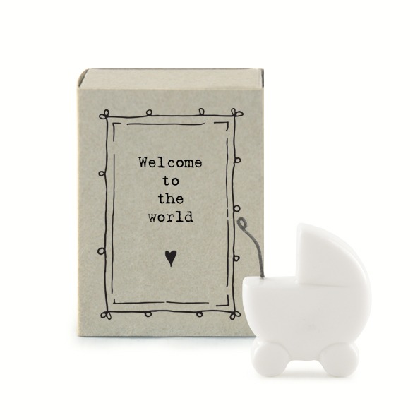 Welcome to the World Matchbox - East of India New Baby Gift and Christening Gift