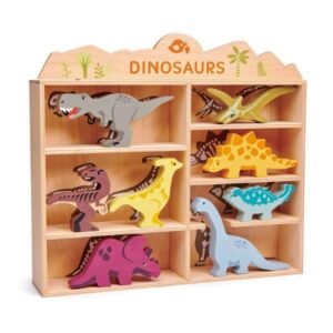 Wooden Toy Dinosaur Set - Wooden Toys for Children - Tender Leaf Toys