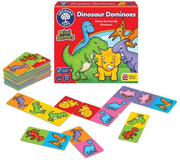 Dinosaur Domino Family Game - Children's Games - Orchard Toys