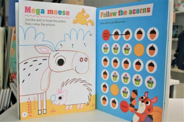 Hedgehog Sticker and Activity book for Children - Never Touch a Hedgehog