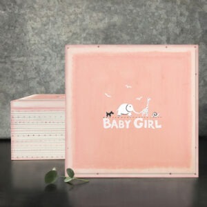 Baby Girl Keepsake Box - Pink - East of India Baby Gifts