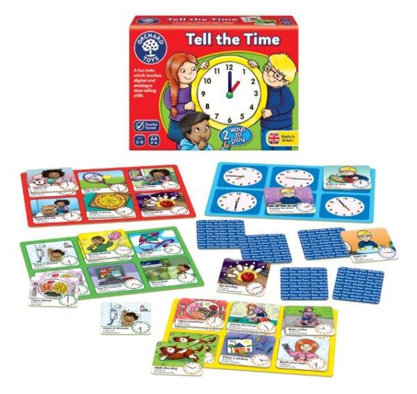 Tell the Time Educational Game for Children - Orchard Toys