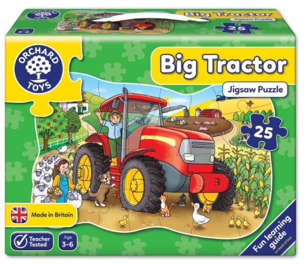 Big Tractor Floor Jigsaw Puzzle - Orchard Toys