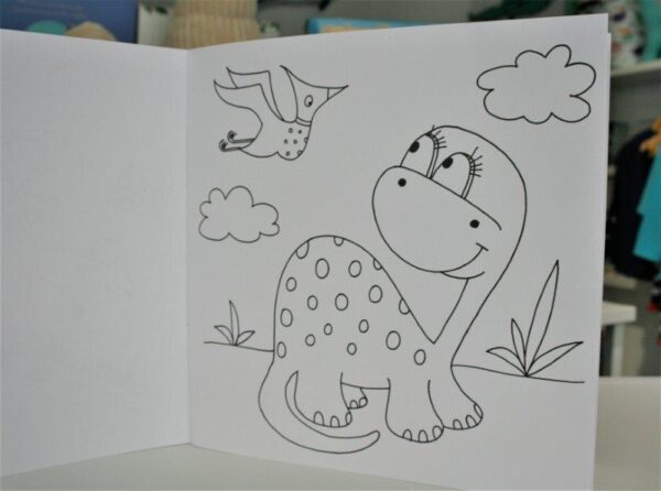 Dinosaur Colouring Book for Children - Rachel Ellen Designs