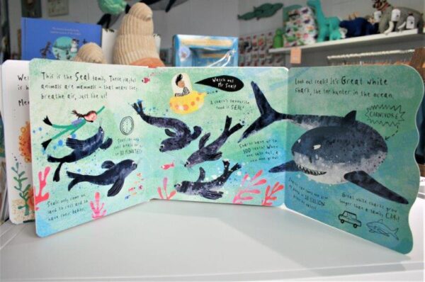 Hello Mr Whale Lift the Flap Book for Children by Sam Boughton