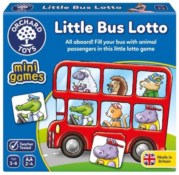 Little Bus Lotto Family Game - Children's Games - Orchard Toys