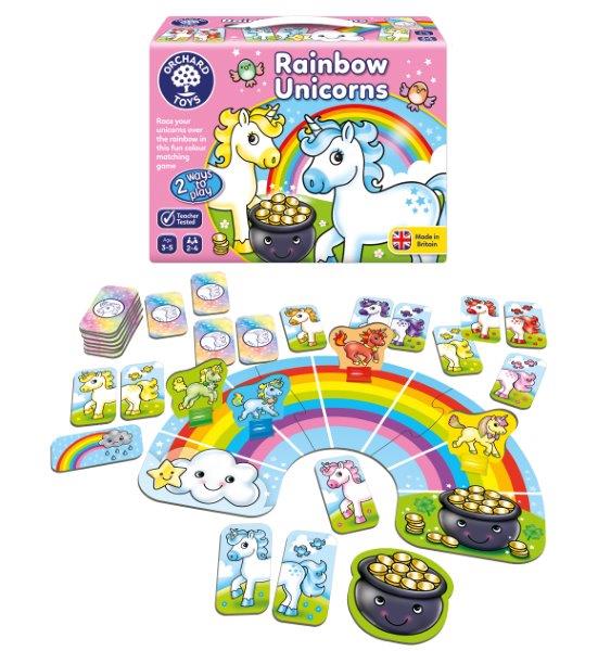 Rainbow Unicorns Family Game - Children's Games - Orchard Toys