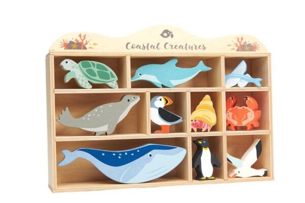 Toy Sea Creatures - Wooden Sea Animals - Tender Leaf Toys