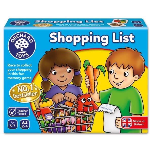 Shopping List Educational Game for Children - Orchard Toys