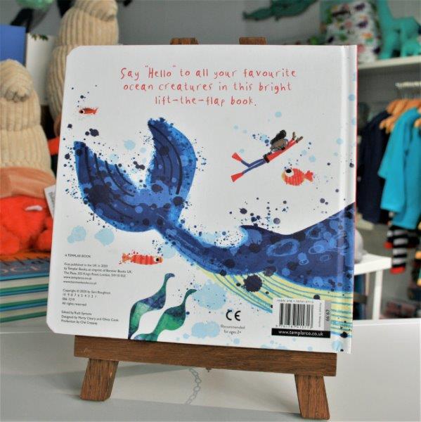 Hello Mr Whale Lift the Flap Book for Children by Sam Boughton