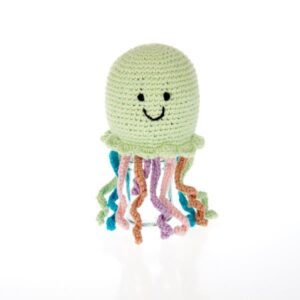 Crochet Jellyfish Baby Rattle - Best Years Baby Rattles