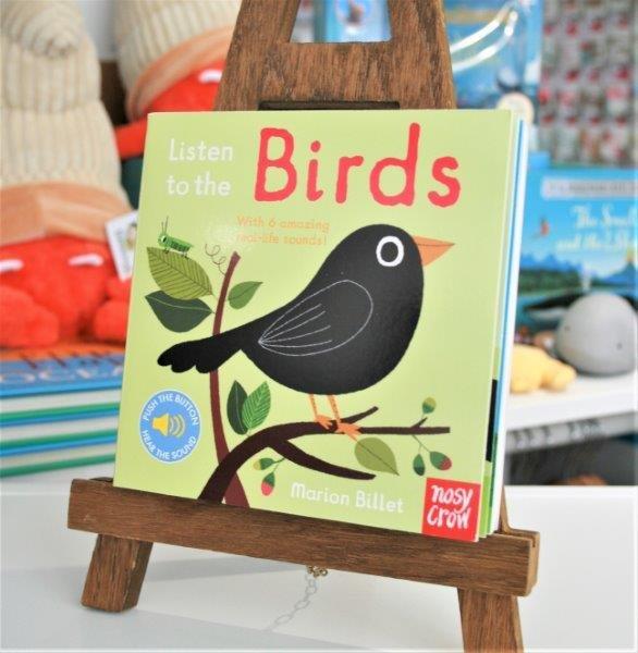 Listen to the Birds Educational Book for Children with Real Life Sounds