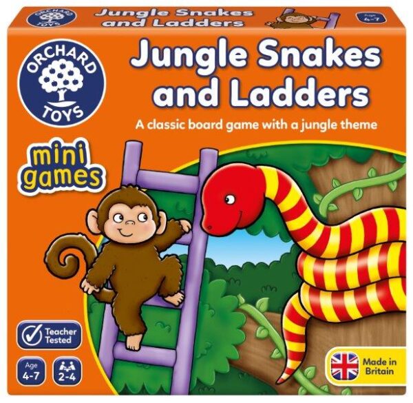 Snakes & Ladders Family Board Game - Orchard Toys