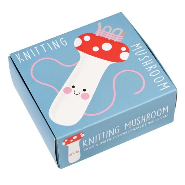 Knitting Mushroom - French Knitting Set for Children - Children's Knitting Kits - Rex London