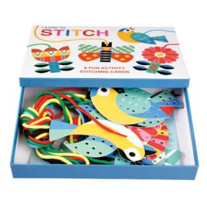Learn to Stitch Activity Set - Rex London - No Needle First Sewing Kit for Children