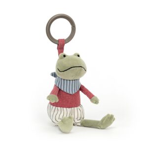 Little Rambler Frog Rattle for Babies by Jellycat