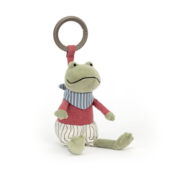Little Rambler Frog Rattle for Babies by Jellycat