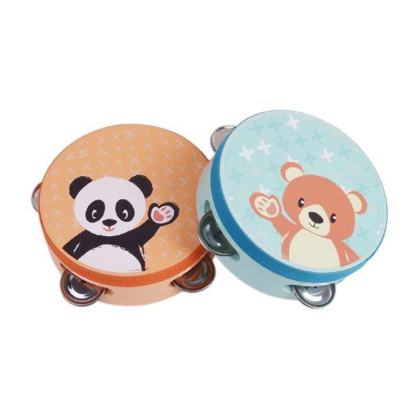 Panda Tambourine Musical Toy for Children - Inside Out Jumini Toys
