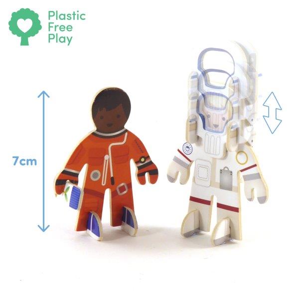 Space Station 3D Pop-Out Cardboard Playset Model for Children by Playpress