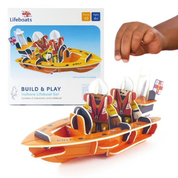 RNLI Lifeboat Pop-Out Playset Model for Children by PlayPress