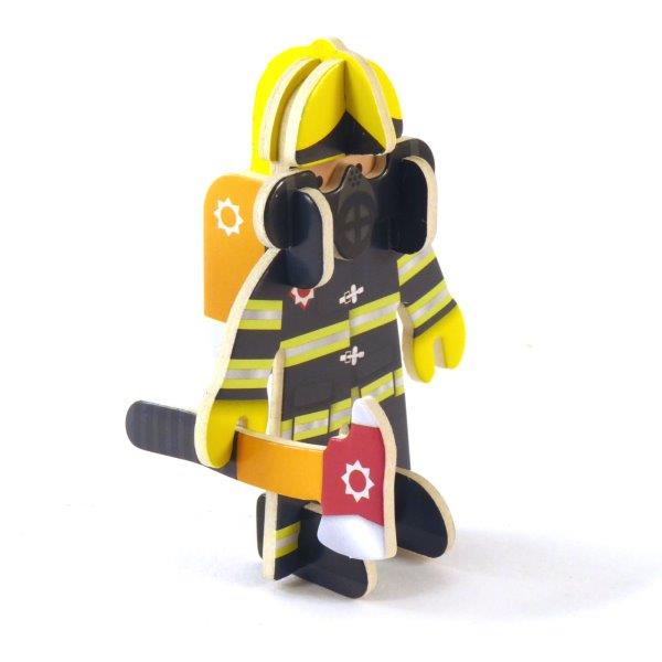 PolicePoliceman and Fireman 3D Pop Out Cardboard Model Playset for Children by Playpressman and Fireman 3D Pop Out Cardboard Model Playset for Children by Playpress