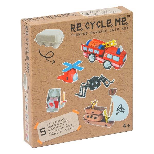 Re-Cycle-Me Egg Boxes - Arts and Crafts Projects for Children - Turning Rubbish into Art