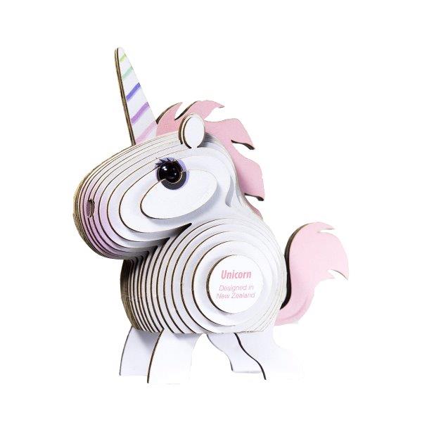 Unicorn 3D Cardboard Model Making Kit for Children by Eugy