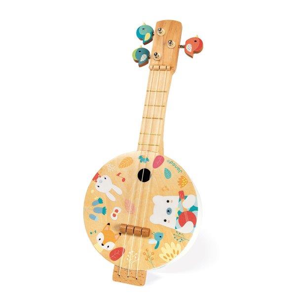 Pure Banjo for Children - Wooden Banjo Musical Instrument - Janod Musical Toys