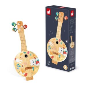 Pure Banjo for Children - Wooden Banjo Musical Instrument - Janod Musical Toys