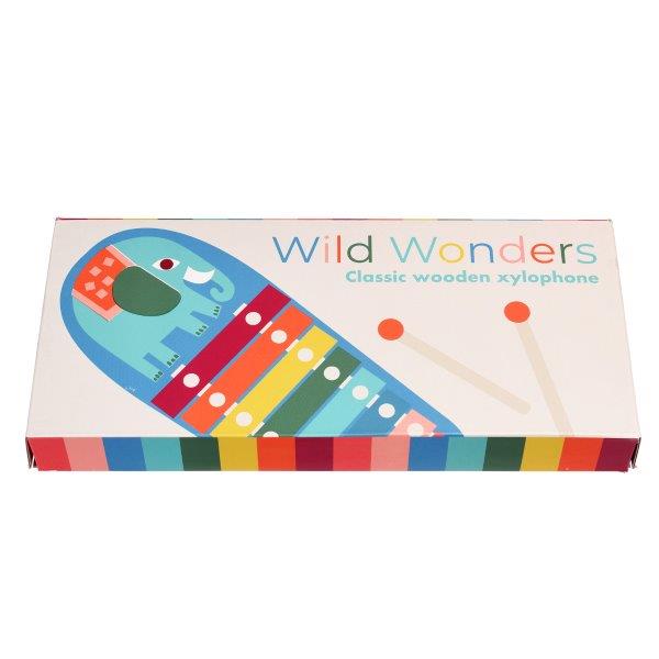 Wild Wonders Xylophone Musical Instrument for Toddlers - Musical Toys Rex London